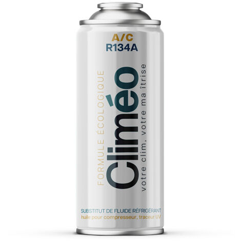 Climeo  Réfrigérant R134a/R12, Service de climatisation autonome - 400ml