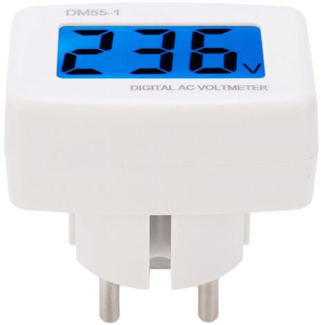 Eosnow Digital Wechselstromspannungsmesser Haushaltsergie Energie Voltmeter Amperemeter DM55-1 (1/5)