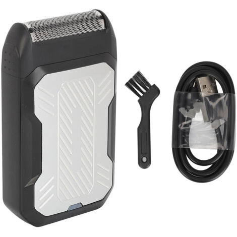 Eosnow 2 in 1 elektronischer Folienbart Trimmer USB wiederaufladbar abnehmbarer Schneiderkopf Elektrisches Popup für Kahlen