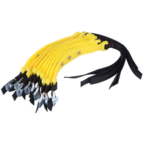 Eosnow 10 Stück 185-225 mm Reifen-Anti-Rutsch-Gürtel, Schnee, Auto-Sicherheits-Reifenketten, universell für PKW, LKW, SUV