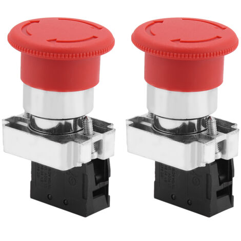 Eosnow Notstoppschalter, 240 V-3A rot 22 mm für automatische Steuerungsschaltungen (1/5)