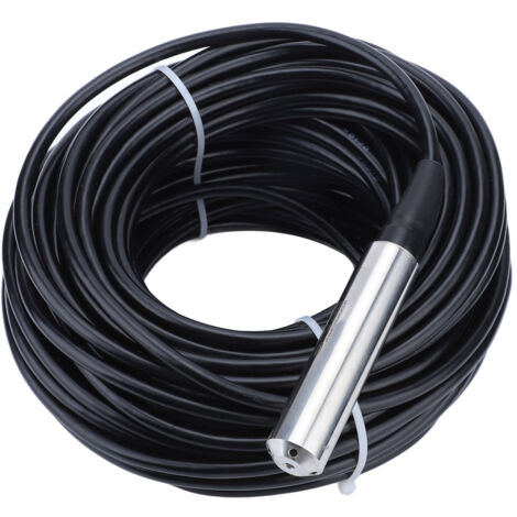 Eosnow Flüssigkeitsstandsensor 4-20 mA Hochprziser Wasserstandssender aus Edelstahl mit 33 m wasserdichtem Kabel für Reservoir