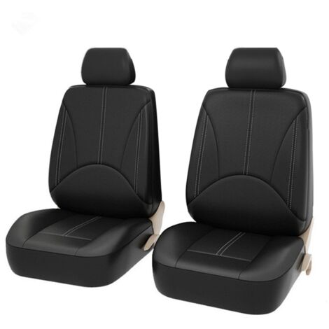 Eosnow 4 Stücke Autositzabdeckungen, universelle atmungsaktive Lederschutz -Set -Automobil -Innenzubehör für SUV -Fahrzeug (1/5)