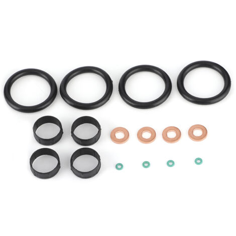 Eosnow Kraftstoffeinspritzdüsen-Dichtungssatz, Unterlegscheibe, O-Ring-Ersatz 198196, passend für Citroen Nemo Xsara C1 C2 C3 (1/5)