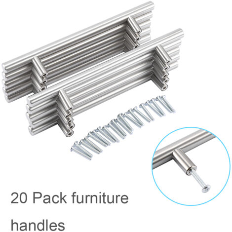 Eosnow 20 Teile/paket 200mm Mbel T Bar Griff Zugknopf Küche Tür Schrank Knpfe (1/5)