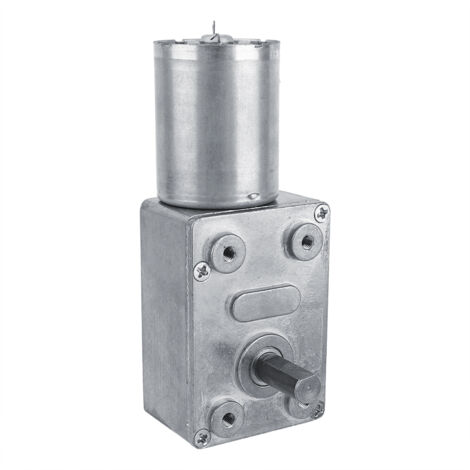 JGY-370 Gleichstrom-Getriebemotor 12V – 90 RPM, Reversibel, D-Welle 6mm, Ganzmetallgetriebe, Für DIY-Projekte