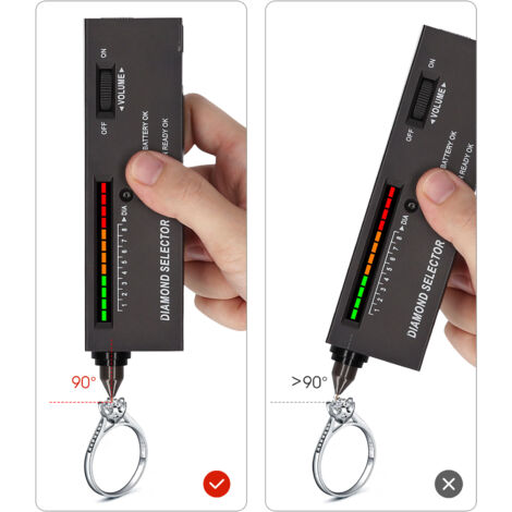 Eosnow Diamond Tester Pen Hochgenauigkeitsauswahldetektor Edelstein -Schmucktest -Tool für Anfänger (1/5)