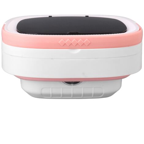 Eosnow 7.5L Mini Tragbarer Eimer -Waschmaschine Faltbare Waschmaschine mit weicher Spin -Trocken- und Abflussrohr 100‑240V Pink EU Stecker (1/5)