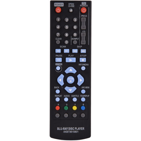Eosnow Fernbedienung, stabiler benutzerfreundlicher Fernsehcontroller Direkter Kanalzugriff lang Sendungsentfernung für LG AKB73615801 (1/5)