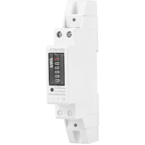 Eosnow EXTERNAL 35-mm-Messung KWH Elektrometer, 220 V 2-Draht-Stunde KWH für Wall Home Innenräume (1/5)