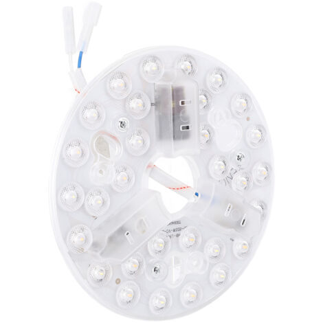 Ersatzset für 5,3-Zoll-LED-Deckenventilator, 3000 K, 4200 K, 6500 K, dimmbar, 15 W, rund, 95–265 V (1/5)