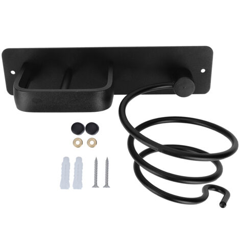 Eosnow Space Aluminium-Wand-Haartrockner-Halter, Spirale, Haarpflege-Werkzeuge, Hängeregal, Organizer (1/5)