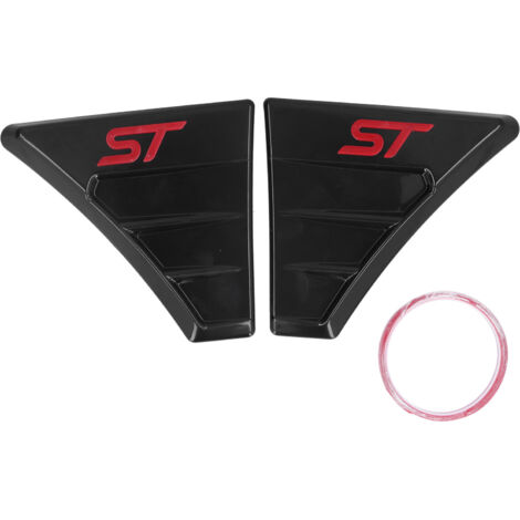 Eosnow Paar Kotflügel-Seitenlüftungsabdeckungen für ST RS Style Modifikationszubehr für Ford Focus MK 2Red