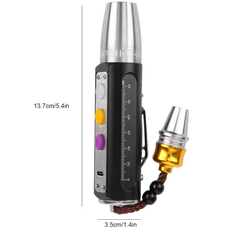 Eosnow Tragbarer 3 LEDs -Experte Jades Taschenlampe Fackel USB wiederaufladbare Schmuckstücke Identifikationsleuchten (1/5)