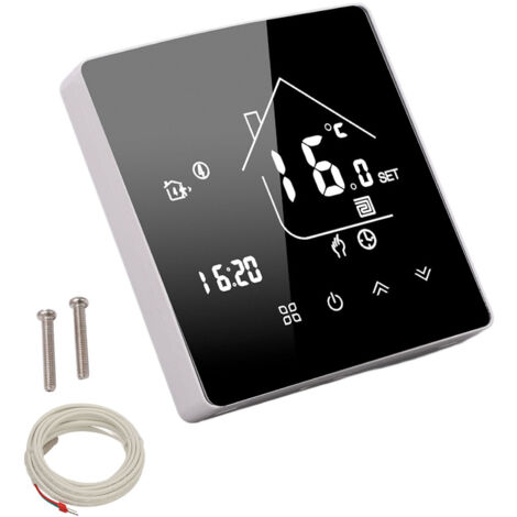 Eosnow Digital Thermostat App Voice Control LCD -Touchscreme Intelligente Elektroheizungstemperaturregler für Home 95-240V (1/5)