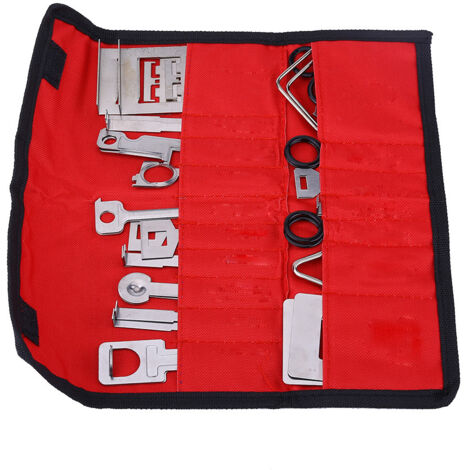 Eosnow 38pcs Car Radio Sterieo Entfernung Installieren Sie das Werkzeugschlüsselkit für Mercedes BMW Audi Ford Red Bag (1/5)