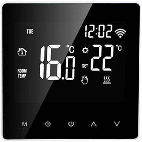 Eosnow ME81H Smart WiFi LCD Thermostat Wasserbodenheizungswandkessel Elektrische Elektrik für Tuya AC230VWHITE HINTERGRUND Weißer Knopf 3a (1/5)