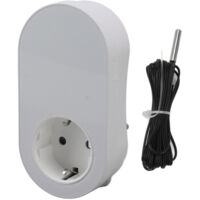 Eosnow 16A Smart WiFi Thermostat Stecker Steckdose Automatisch einstellbar Wireless in Temperaturregler Steckdose für Zuhause Weiß