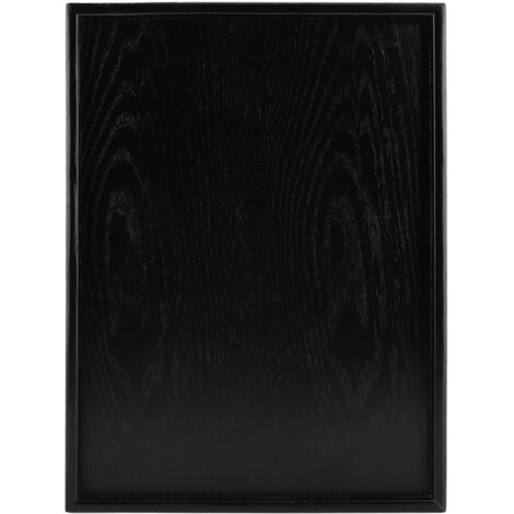 Akozon Vassoio Portavivande Rettangolare In Legno Massello Con Bordi Rialzati, 40x30 Cm, Manici Ergonomici, Per Snack, Colazione, Tè, Ristorazione - 5