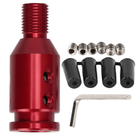 Eosnow Adattatore universale per pomello cambio auto per leve del cambio non filettate 12x1,25 (1/5)