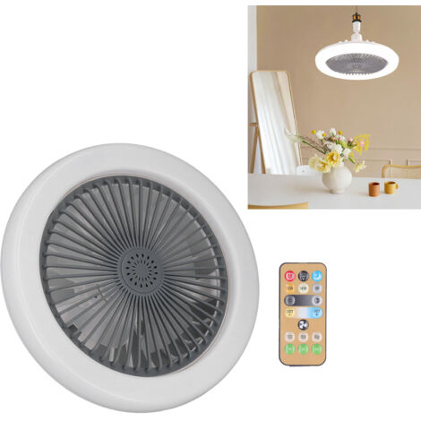 Ventilatore da soffitto con luce e telecomando, piccolo