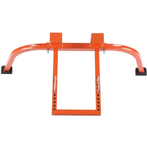 Eosnow Stabilizzatore per scala Scala in acciaio Gancio per tetto Apertura alare Distanziatore per arrampicata Pittura Arancione (1/5)