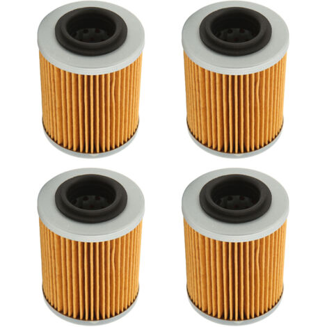 Eosnow Filtro olio da 4 pezzi 420256188 KN152 HF152 Sostituzione per CAN AM 330 400 450 500 2003-2017 (1/5)