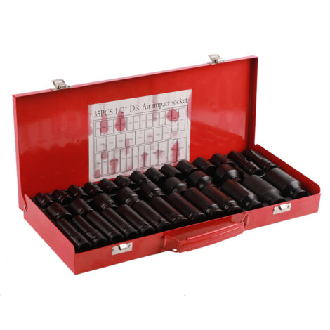 Set 5 Supporti Magnetici Per Punte Esagonali 1/4″ – Lunghezze 50/60/100/150/300 Mm, In Acciaio Cromo-Vanadio, Rosso
