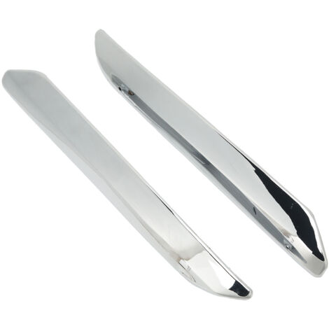 Eosnow 2 pezzi striscia paraurti anteriore sinistra destra antigraffio argento cromato di ricambio per Citroen C5 X7 2007-2015 (1/5)