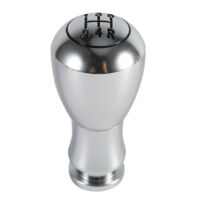 Eosnow Pomello leva cambio manuale/automatico universale per auto a 5 velocità, colore argento