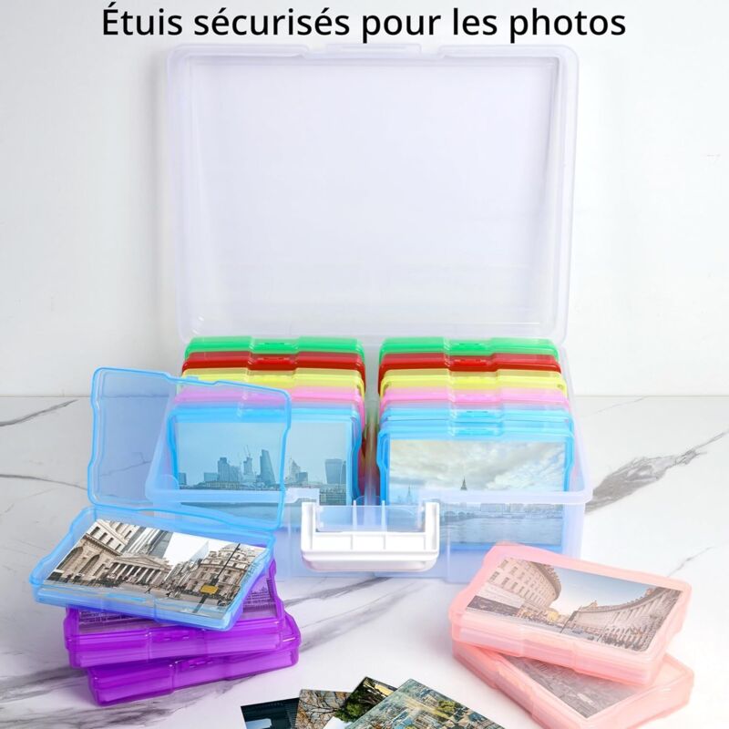 2 Boîtes De Rangement Transparentes Pour Craie - Étui Scolaire Pratique Et Léger