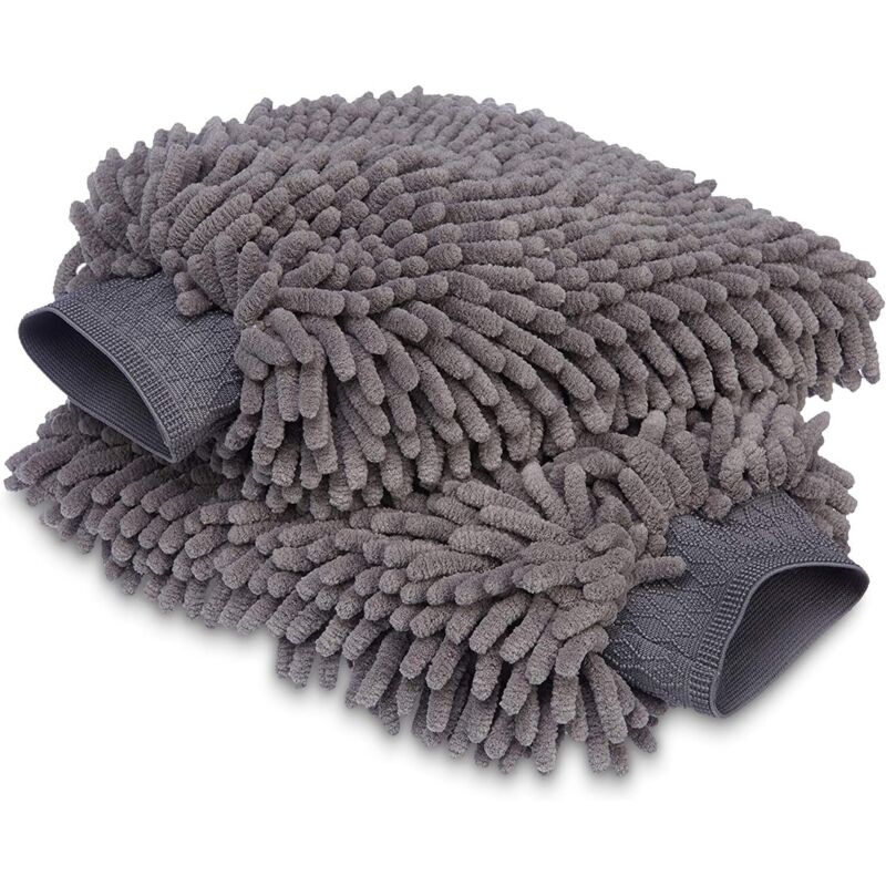 Gant De Nettoyage Microfibre NIGRIN Pour Voiture - Référence NIG98200, Idéal Pour Lavage Et Séchage Sans Rayures
