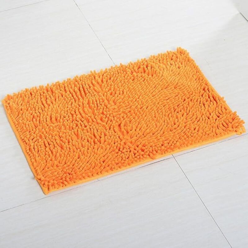 Lustige Dinosaurier Badematte - Rutschfest 40,6x61cm Mit Sonnenblumen & Kürbis Motiv