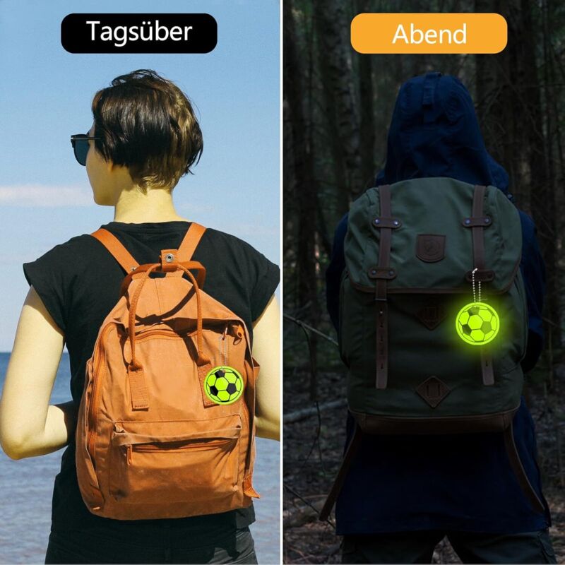 Mooshy Sicherheits Reflektor Anhänger, 30 Stück Reflektoren