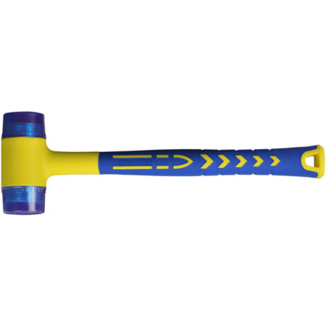Ahlsen Gummihammer, Gummihammer mit rutschfestem Fiberglasgriff, mit weicher Doppelseite (1/5)