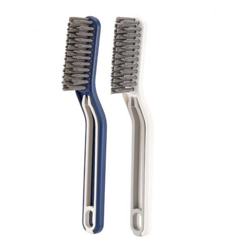 Ahlsen 2-in-1-Multifunktionsbürsten, 2-teilige Badezimmer-Eckfugenbürste, Reinigungsbürste mit Clip, zum Reinigen von Wandfliesen und Fensterrahmen (1/5)