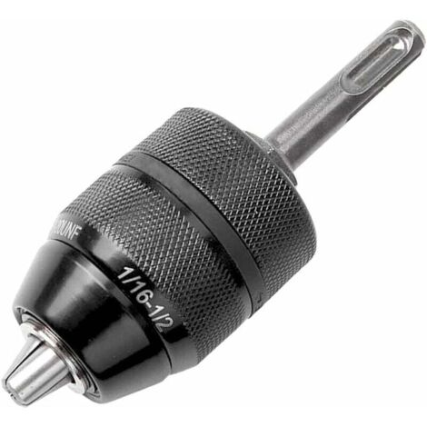 Ahlsen 2–13 mm robustes, professionelles 1/2–20 UNF Schnellwechsel-Schnellspannbohrfutter-Werkzeug mit 6,35 mm (1/2 Zoll) SDS-Adapter (1/5)