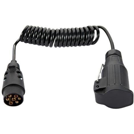 Ahlsen Anhänger-Verlängerungskabel, 7–13-poliger Anhänger-Steckdosenstecker, 12-V-Anhänger-Verlängerungskabel mit Anhänger-Steckdosen-Stecker für Auto-Anhänger-Zubehör (1/4)