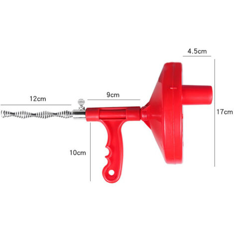 Ahlsen 7 Meter langer manueller Abfluss, spiralförmiges Abflussrohr für ...