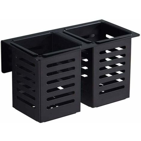 Ahlsen Besteckhalter, Abtropfgestell, Wandmontage, zum Trocknen von Utensilien, Stäbchen, Edelstahl, Besteck, Besteck, Abtropfkorb für die Spülmaschine, Longziming Geschirr-Trockengestell für die Küch (1/5)