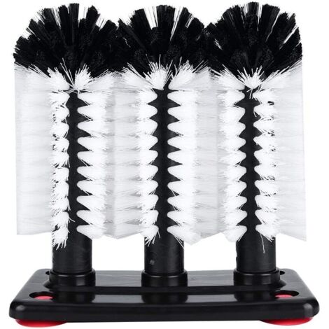 Ahlsen 3er Set Glasreinigungsbürsten mit Saugnapf (1/5)
