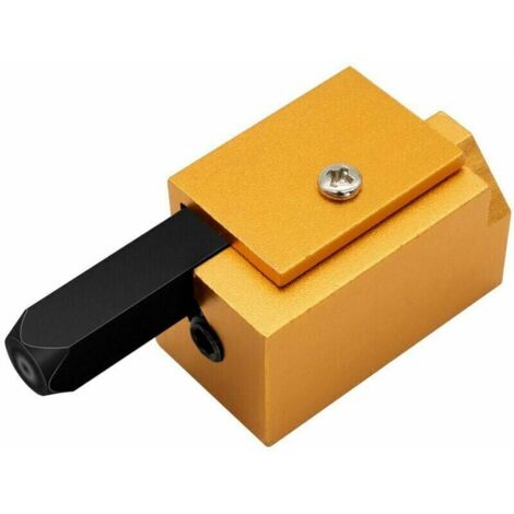 Ahlsen Rechtwinkliger Meißel, quadratischer Meißel, DIY-Stanzer, Scharnier, Dread-Holzmeißel, Entgraten, Tür, Schublade, Schreiner, Holzbearbeitungswerkzeuge, Gold, 1 Stück (1/5)