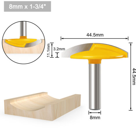 Kugelkopf-Fräser Mit 8 Mm Schaft (8x18 Mm) – Hartmetall Für Holz, MDF & Sperrholz