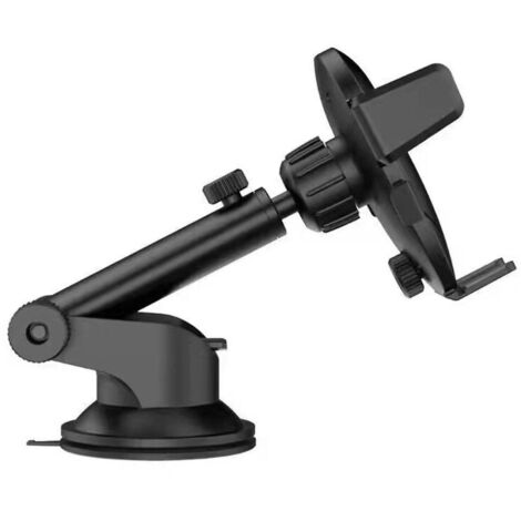 Ahlsen Kfz-Handyhalterung, Armaturenbrett-Halterung, universell um 360° drehbar, ausziehbarer Arm mit einem Entriegelungsknopf für 5,8–9 cm große Mobiltelefone, 20 cm vor dem Dehnen, 25 (1/5)