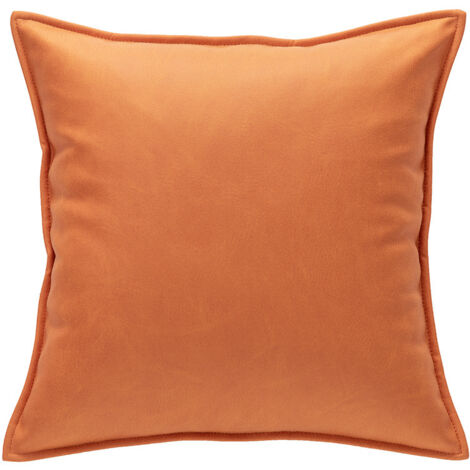 Ahlsen Dekorativer Kissenbezug, Sofarand, superweicher Kissenbezug, Dekoration, Zuhause, Wohnzimmer, Schlafzimmer für Clic Clac Sofa, 50 x 50 cm, 20 x 20 Zoll, 2 Stück, Orange (1/3)