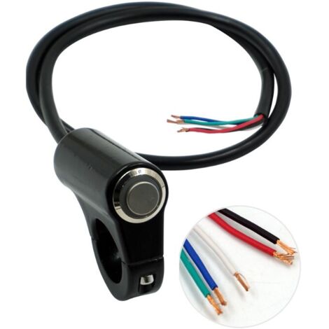 Ahlsen Health Gear Wasserdichter Lenkerschalter, Motorrad-Lenkerschalter, Motorrad-Druckknopf, Motorradschalter, Lenker-Steuerschalter (1/5)