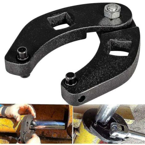 Ahlsen 7463 Verstellbarer Handschlüssel für Drosselklappenmuttern für hydraulische Wagenheber auf dem Bauernhof, 1 Stück (1/3)