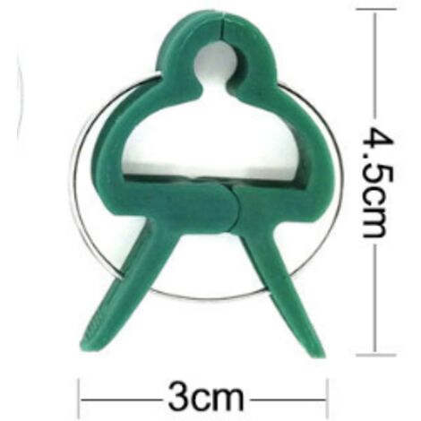 Produktbild von 50 Mülltonnen-Clip-Halter Aus PP – Rutschfest, Einfach Zu Befestigen, Hält Müllbeutel Sicher Fest, Für Küche & Bad (blau, 5,5 X 1 X 1,5 Cm)