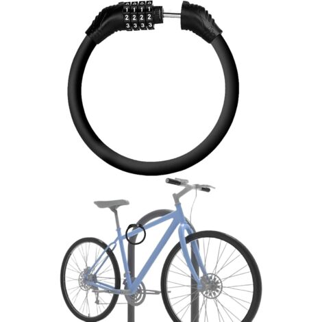 Ahlsen Fahrrad-Diebstahlsicherungskette, Fahrradketten-Vorhängeschloss, codierte Fahrrad-Diebstahlsicherungskette, Fahrradschloss-Diebstahlsicherungsketten mit 4-stelligem Passwort für Fahrrad, Motorr (1/5)