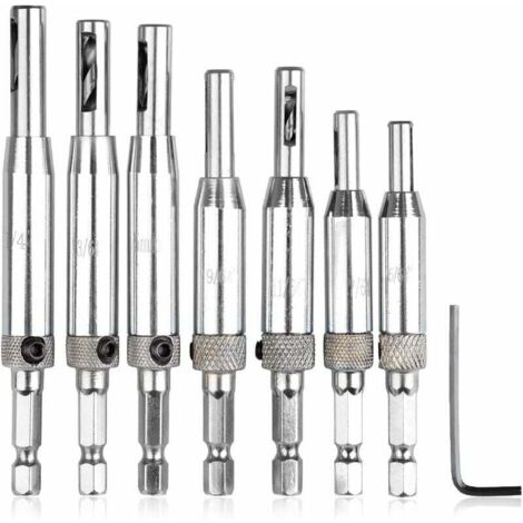 Falke Hole Xpander – Centratore Per Fori Da 72 A 152 Mm | Per Seghe A Tazza Da 6/6,35/7 Mm | Legno, Metallo E Cartongesso | Indispensabile Per Ristrutturazioni